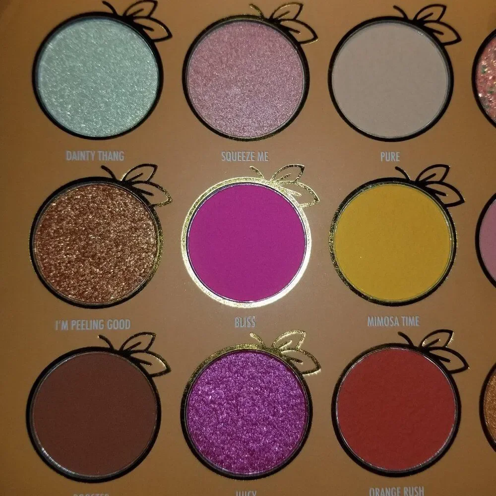 Be Bella Cosmetics - Orange Squeeze Eyeshadow Palette